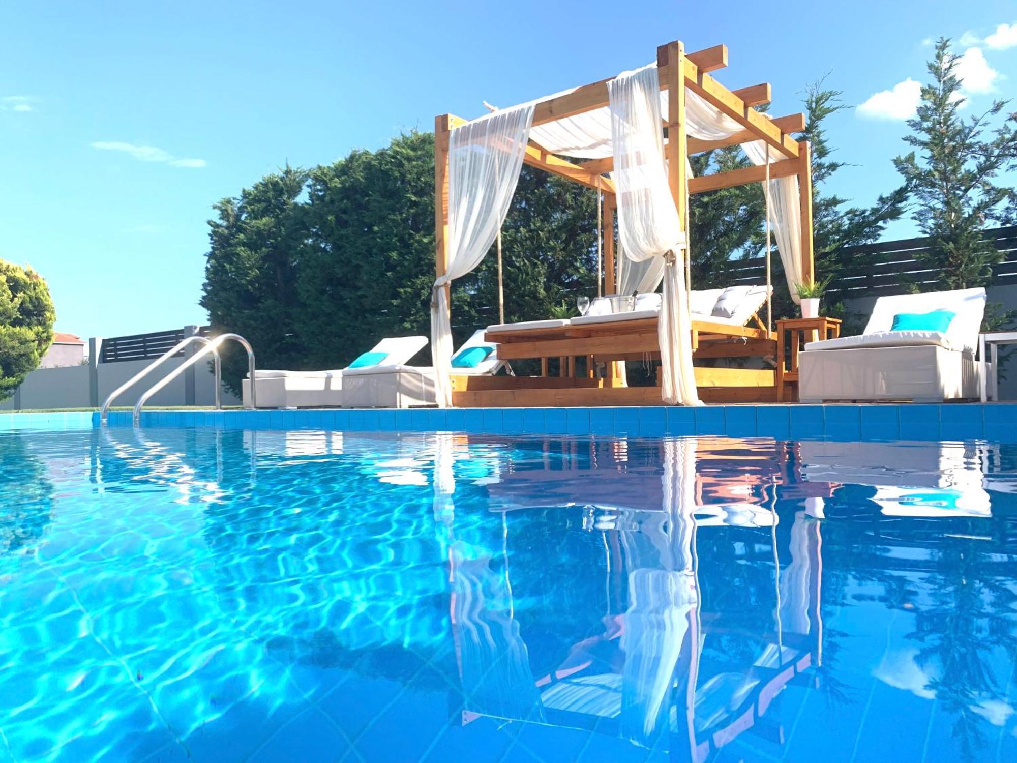 Muthee Luxurious Private Villa Laganas Bagian luar foto